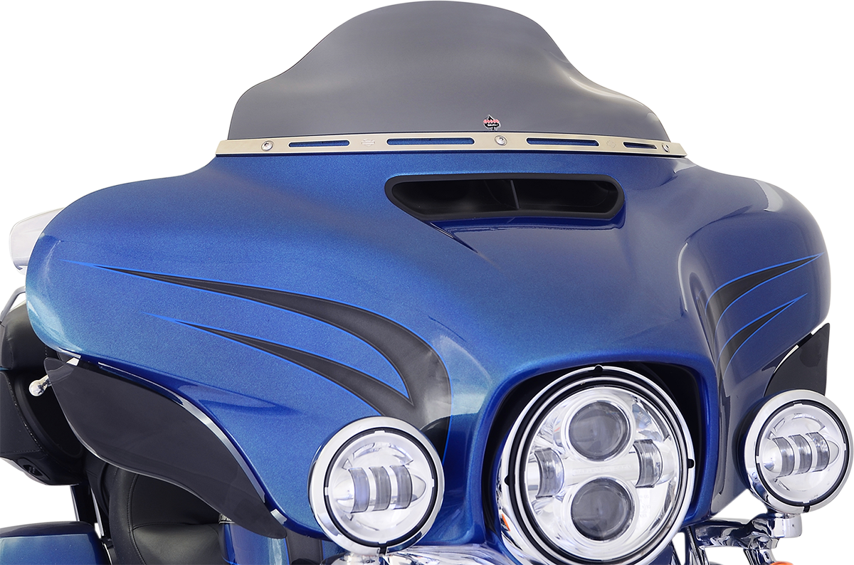 KLOCK WERKS Flare® Windshield - 6-1/2" - Dark Smoke - '14-'25 FLH KWW-01-0199-2014 — image 4