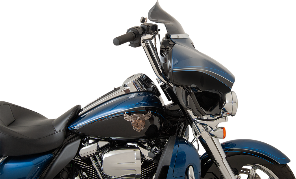 KLOCK WERKS Flare® Windshield - 8-1/2" - Dark - Smoke - '14-'25 FLH KWW-01-0210-2014 — image 1