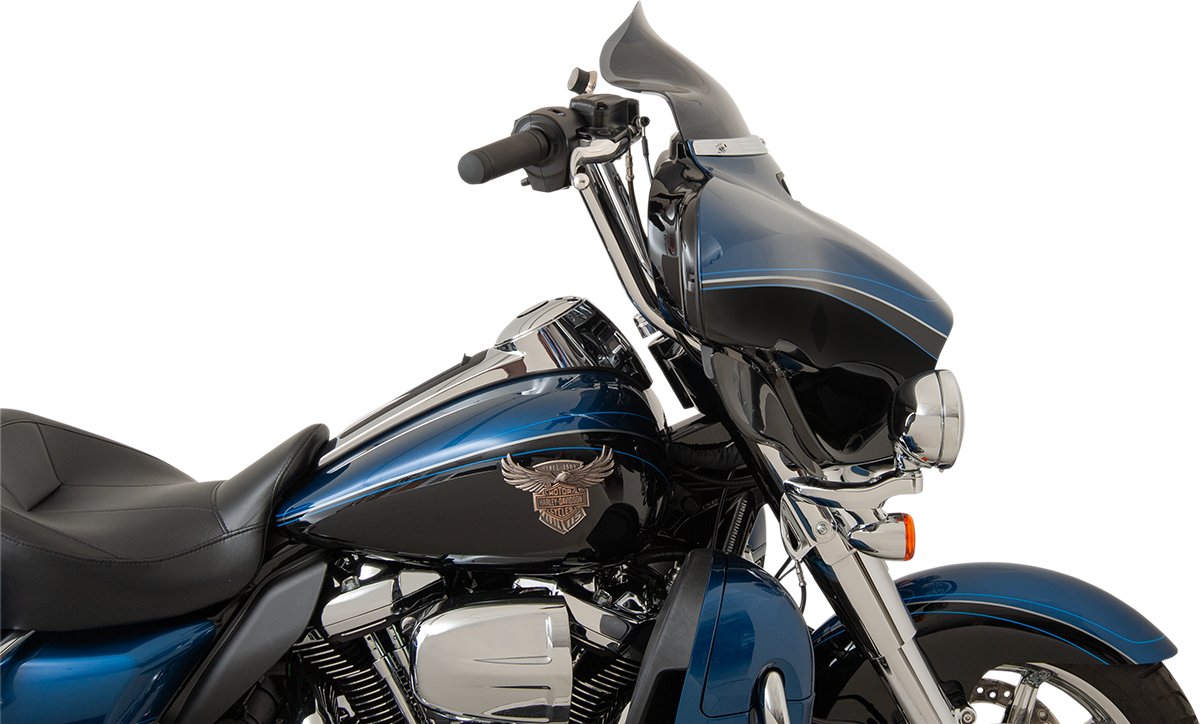 KLOCK WERKS Flare® Windshield - 8-1/2" - Dark - Smoke - '14-'25 FLH KWW-01-0210-2014 — image 1
