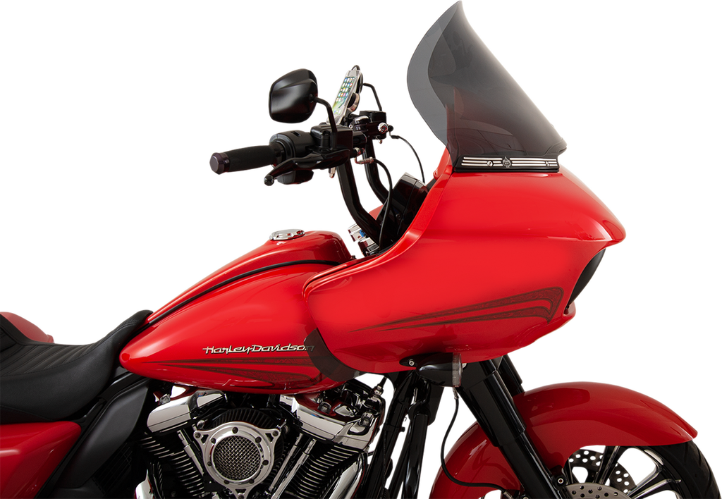 KLOCK WERKS Pro-Touring Flare® Windshield - 15" - Dark Smoke - '15-'25 FLTR KWW-01-0315 — image 1
