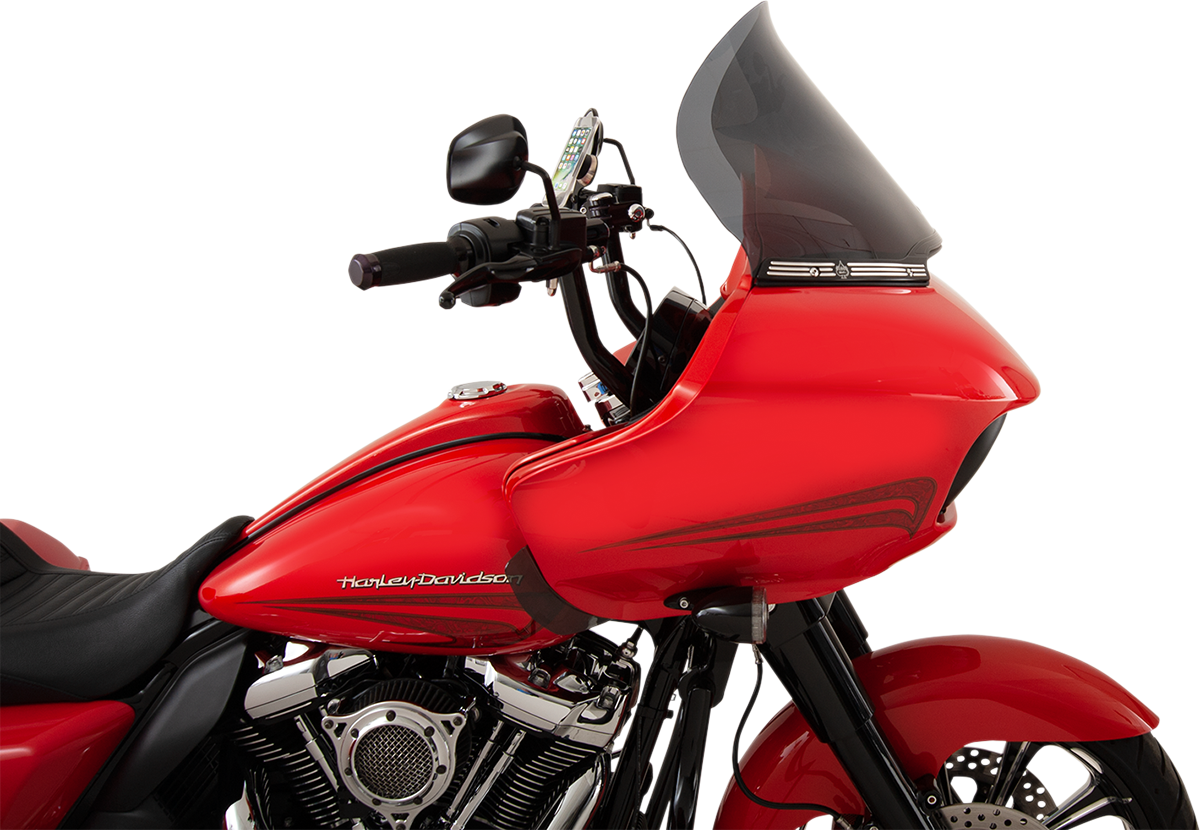 KLOCK WERKS Pro-Touring Flare® Windshield - 15" - Dark Smoke - '15-'25 FLTR KWW-01-0315 — image 1