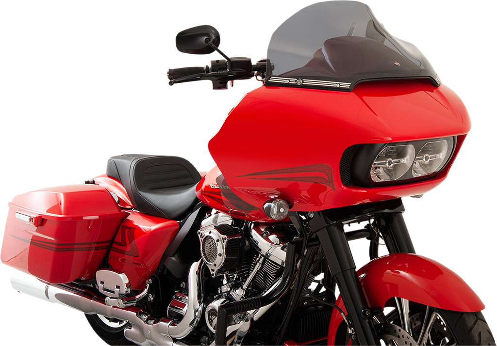 KLOCK WERKS Sport Flare® Windshield - 14" - Dark Smoke - '15-'25 FLTR KWW-01-0317 — image 5