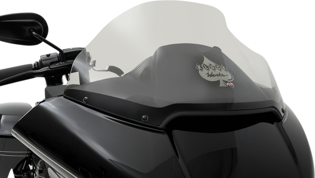 KLOCK WERKS Sport Flare® Windshield - 14" - Dark Smoke - '15-'25 FLTR KWW-01-0317 — image 6