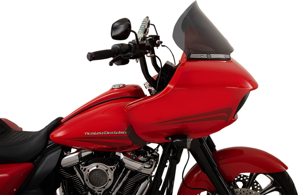 KLOCK WERKS Pro-Touring Flare® Windshield - 12" - Dark Smoke - '15-'25 FLTR KWW-01-0328 — image 1
