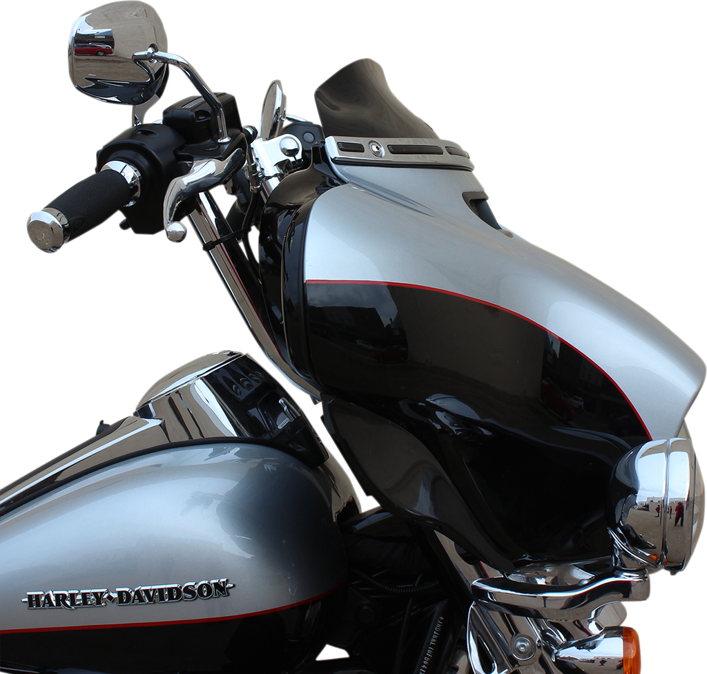 KLOCK WERKS Flare® Windshield - 4" - Black - '14-'25 FLH KWW-01-0404 — image 1