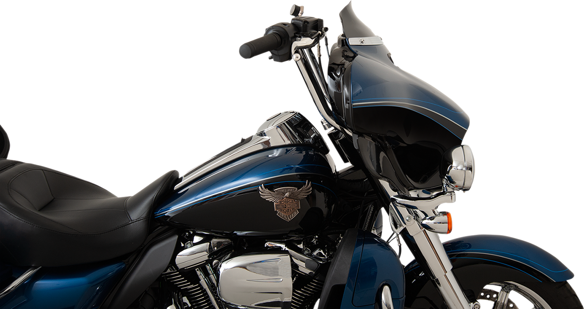 KLOCK WERKS Flare® Windshield - 4" - Black - '14-'25 FLH KWW-01-0404 — image 3