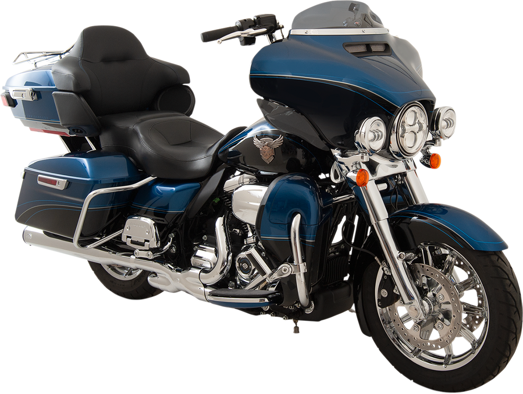 KLOCK WERKS Flare® Windshield - 4" - Dark Smoke - '14-'25 FLH KWW-01-0405 — image 3