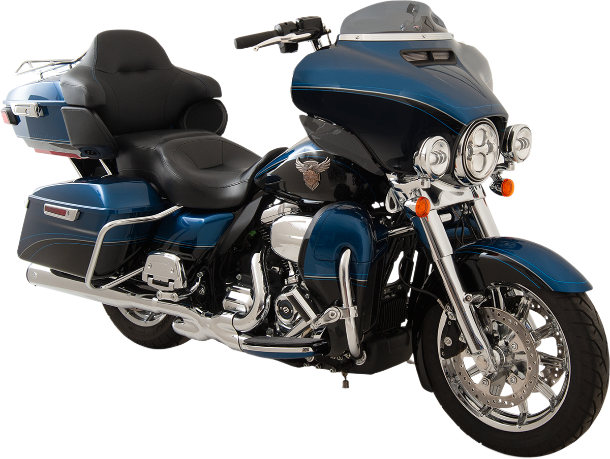 KLOCK WERKS Flare® Windshield - 4" - Dark Smoke - '14-'25 FLH KWW-01-0405 — image 3