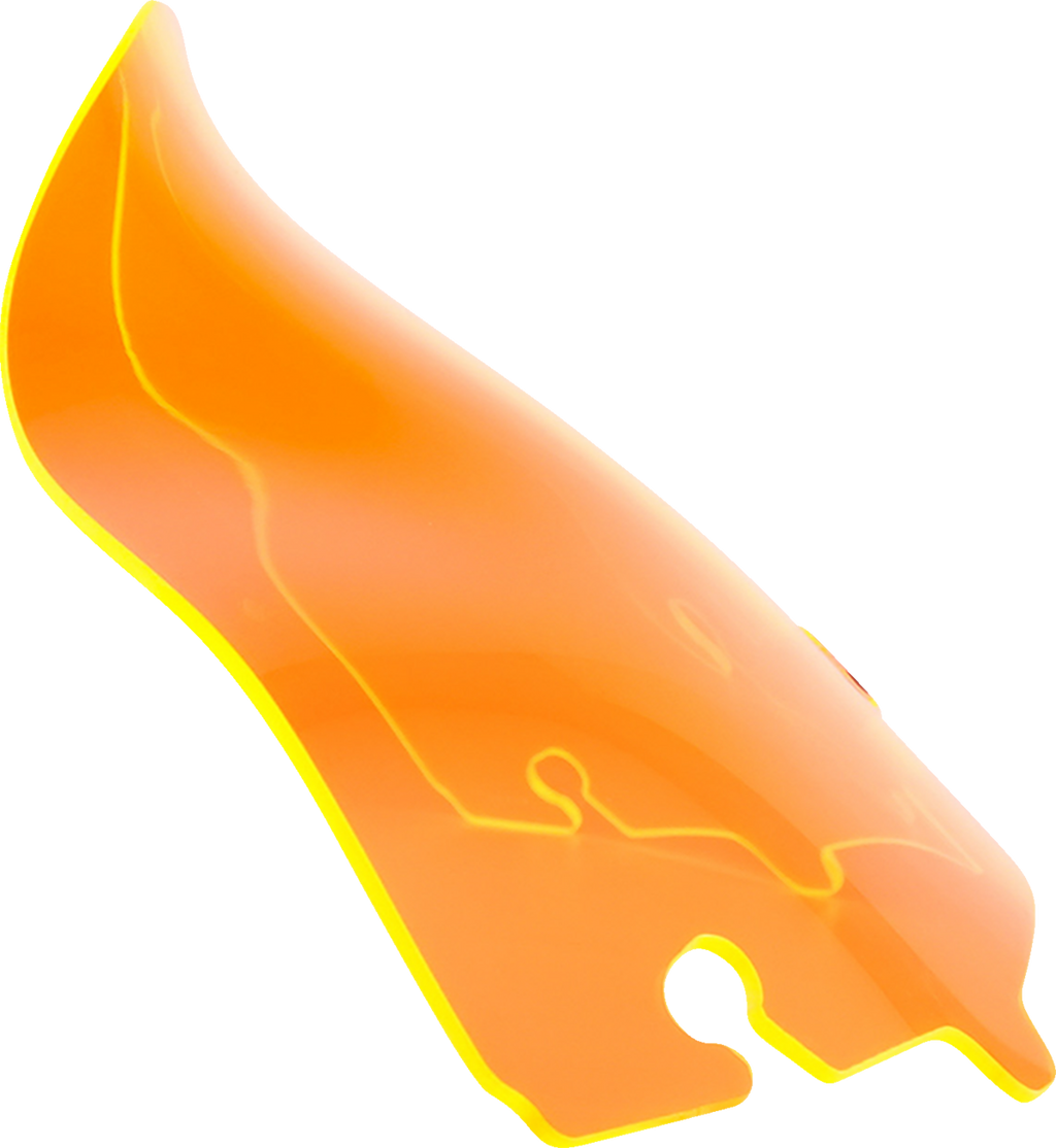 KLOCK WERKS Ice Flare® Windshield - 6.5" - Orange Ice - '14-'25 FLHT/FLHX KWW-01-0643 — image 1
