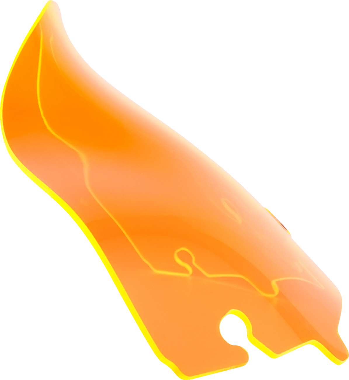 KLOCK WERKS Ice Flare® Windshield - 6.5" - Orange Ice - '14-'25 FLHT/FLHX KWW-01-0643 — image 1