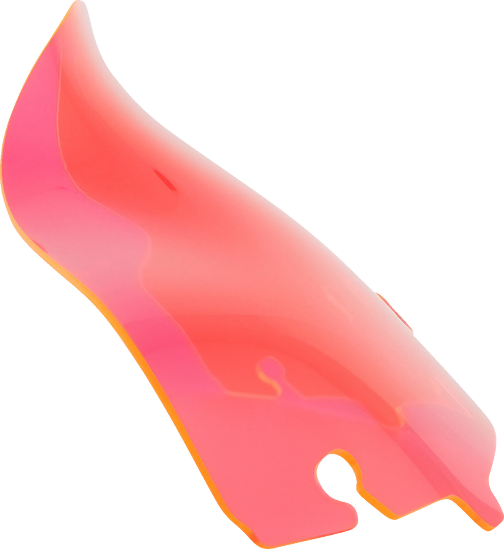 KLOCK WERKS Ice Flare® Windshield - 6.5" - Pink Ice - '14-'25 FLHT/FLHX KWW-01-0645 — image 1