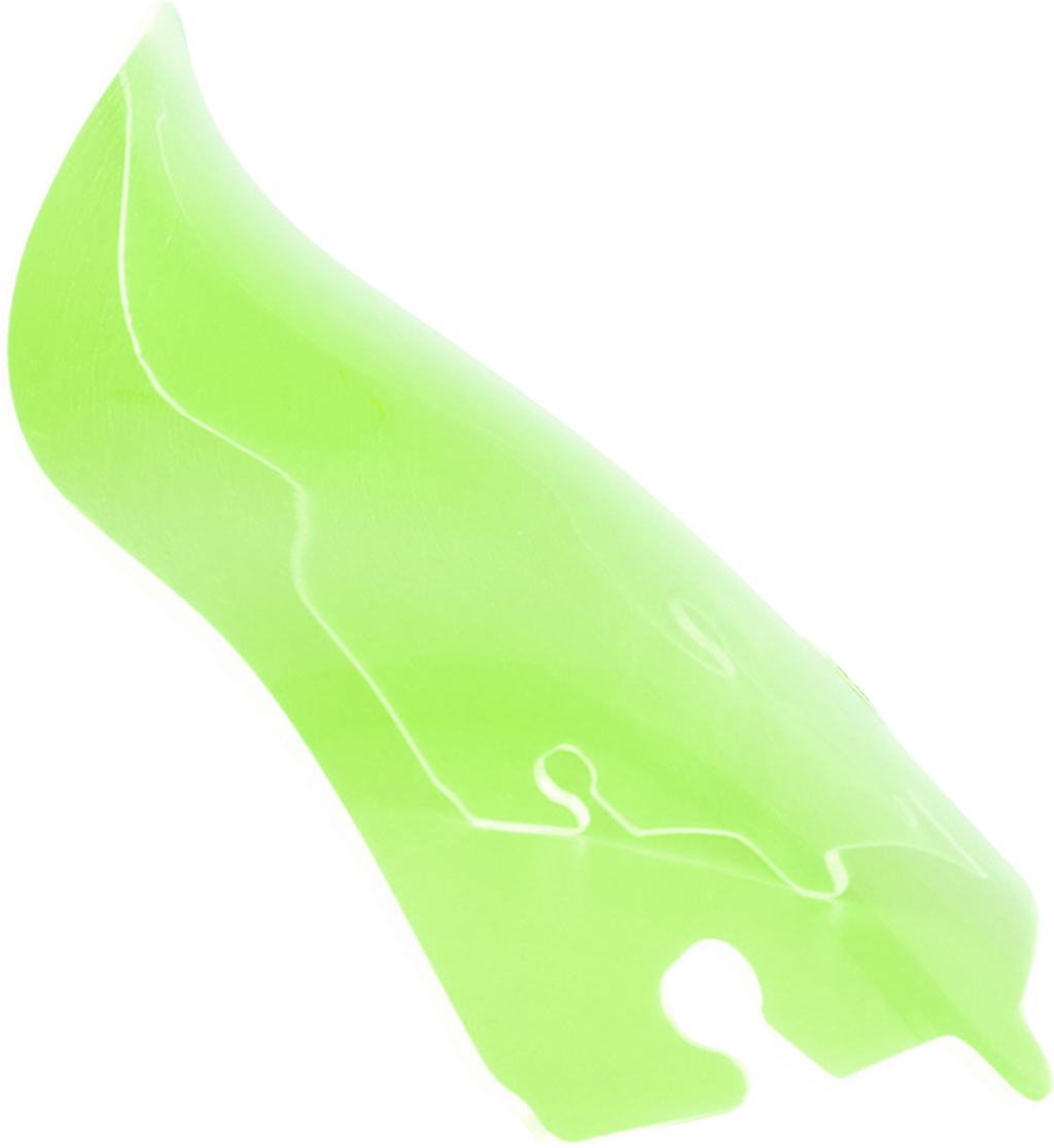 KLOCK WERKS Ice Flare® Windshield - 6.5" - Green Ice - '14-'25 FLHT/FLHX KWW-01-0646 — image 1