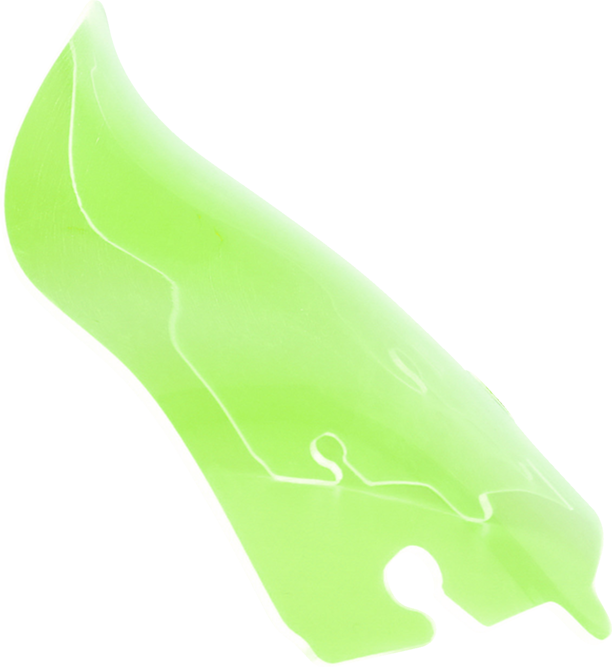 KLOCK WERKS Ice Flare® Windshield - 6.5" - Green Ice - '14-'25 FLHT/FLHX KWW-01-0646 — image 1