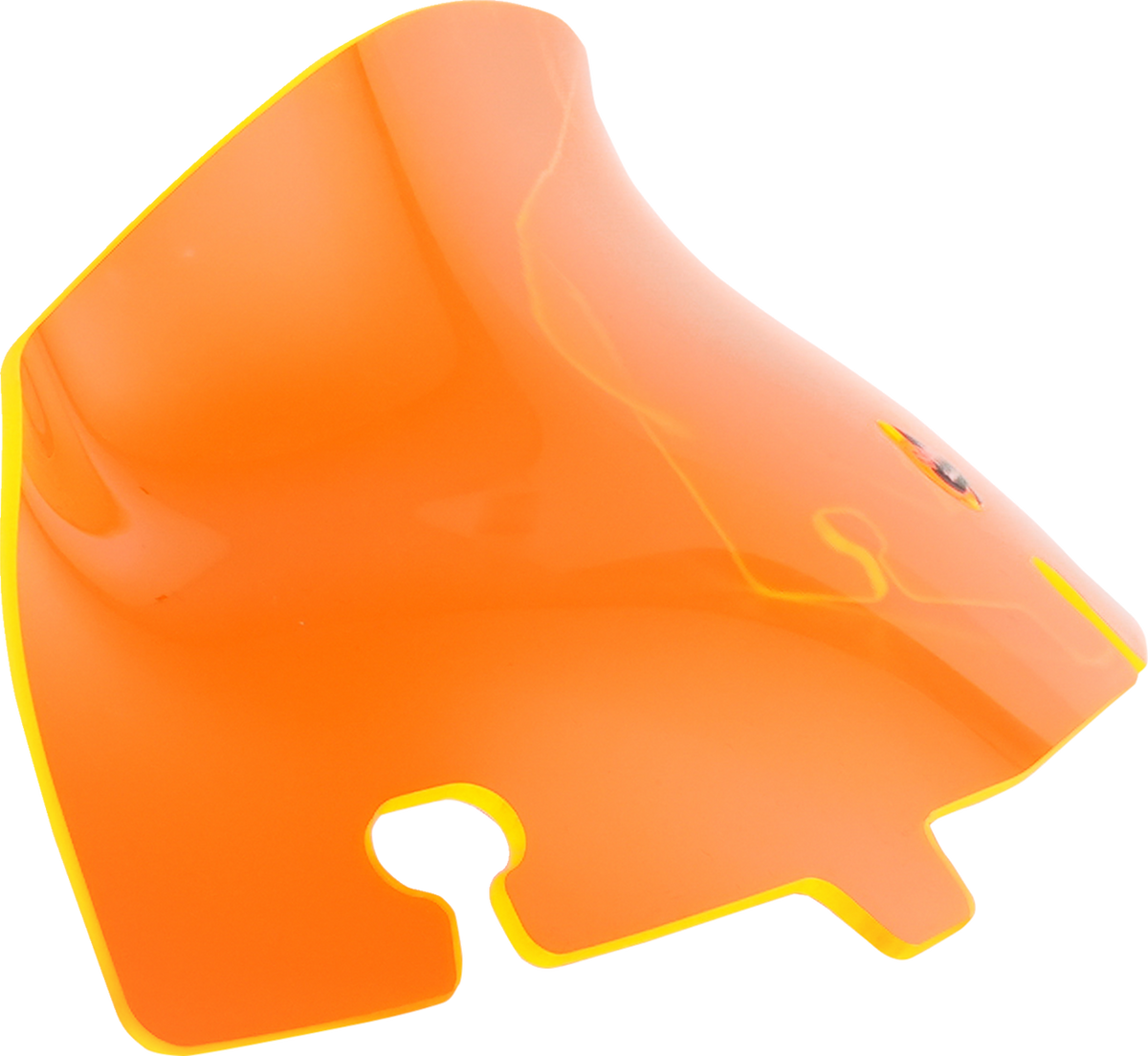 KLOCK WERKS Ice Flare® Windshield - 4" - Orange Ice - '14-'25 FLHT/FLHX KWW-01-0648 — image 1