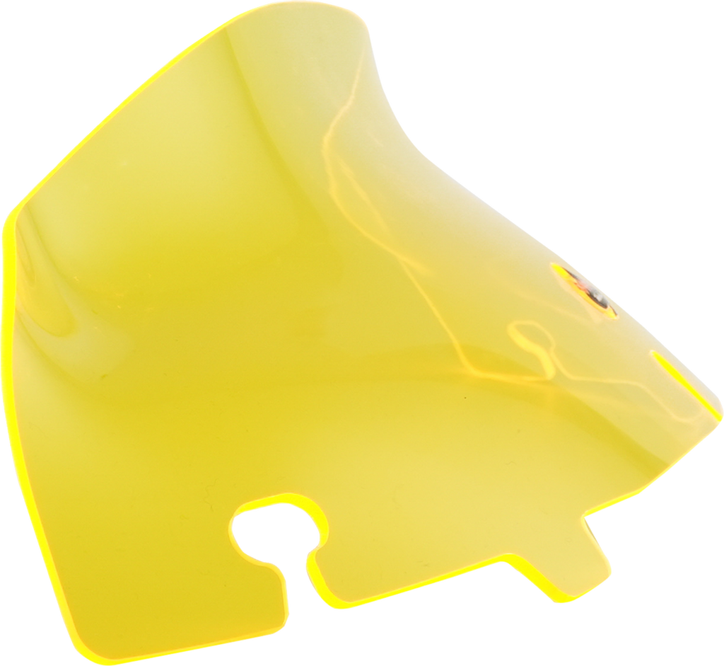 KLOCK WERKS Ice Flare® Windshield - 4" - Yellow Ice - '14-'25 FLHT/FLHX KWW-01-0649 — image 1