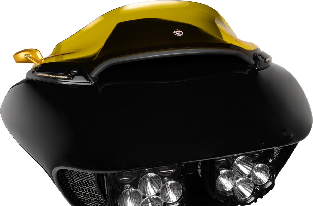 KLOCK WERKS Kolor Flare® Windshield - 6" - Yellow - '15-'25 FLTR KWW-01-0662 — image 2