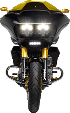 KLOCK WERKS Kolor Flare® Windshield - 6" - Yellow - '15-'25 FLTR KWW-01-0662 — image 4