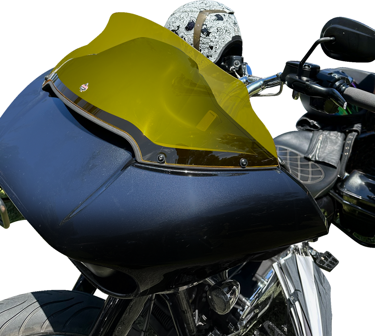 KLOCK WERKS Kolor Flare® Windshield - 9" - Yellow - '15-'25 FLTR KWW-01-0669 — image 3