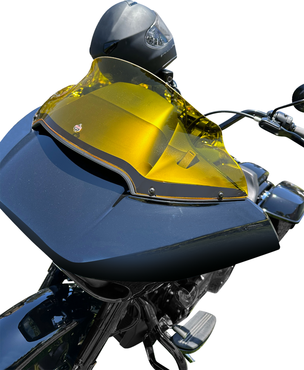 KLOCK WERKS Kolor Flare® Windshield - 9" - Yellow - '15-'25 FLTR KWW-01-0669 — image 4