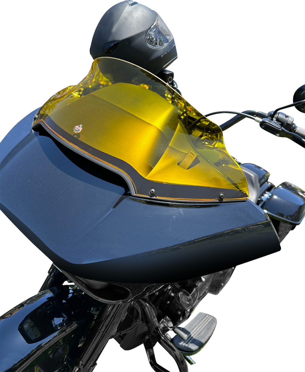 KLOCK WERKS Kolor Flare® Windshield - 9" - Yellow - '15-'25 FLTR KWW-01-0669 — image 4