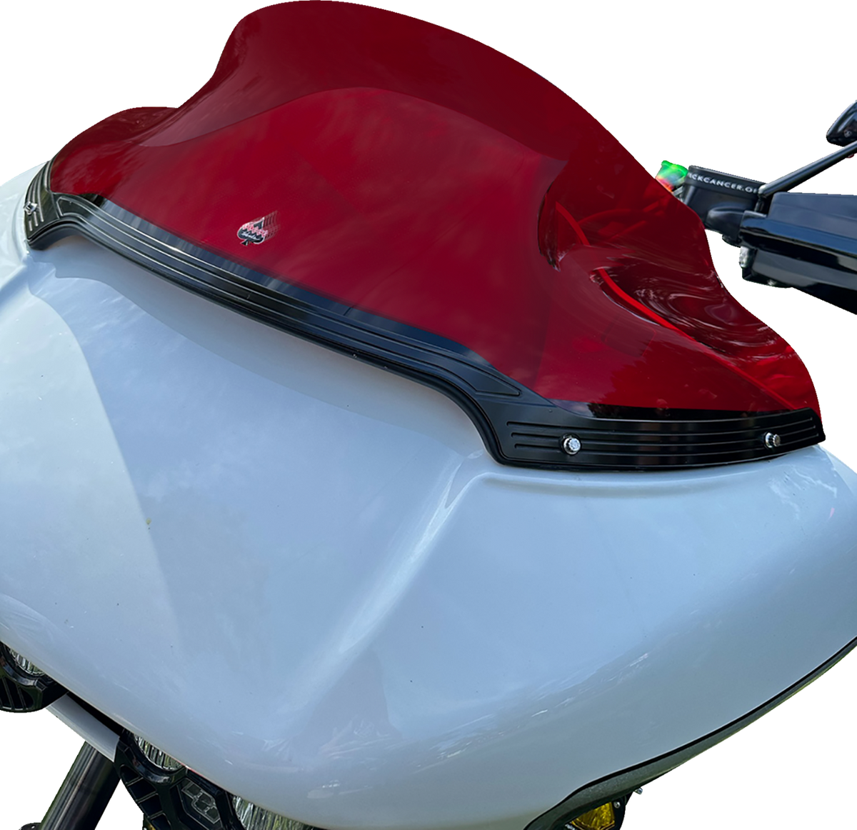 KLOCK WERKS Kolor Flare® Windshield - 9" - Red - '15-'25 FLTR KWW-01-0670 — image 3