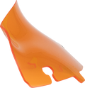 KLOCK WERKS Kolor Flare® Windshield - 4" - Orange - '14-'25 FLH/FLHT/FLHX KWW-01-0675 — image 1