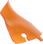KLOCK WERKS Kolor Flare® Windshield - 4" - Orange - '14-'25 FLH/FLHT/FLHX KWW-01-0675 — image 1