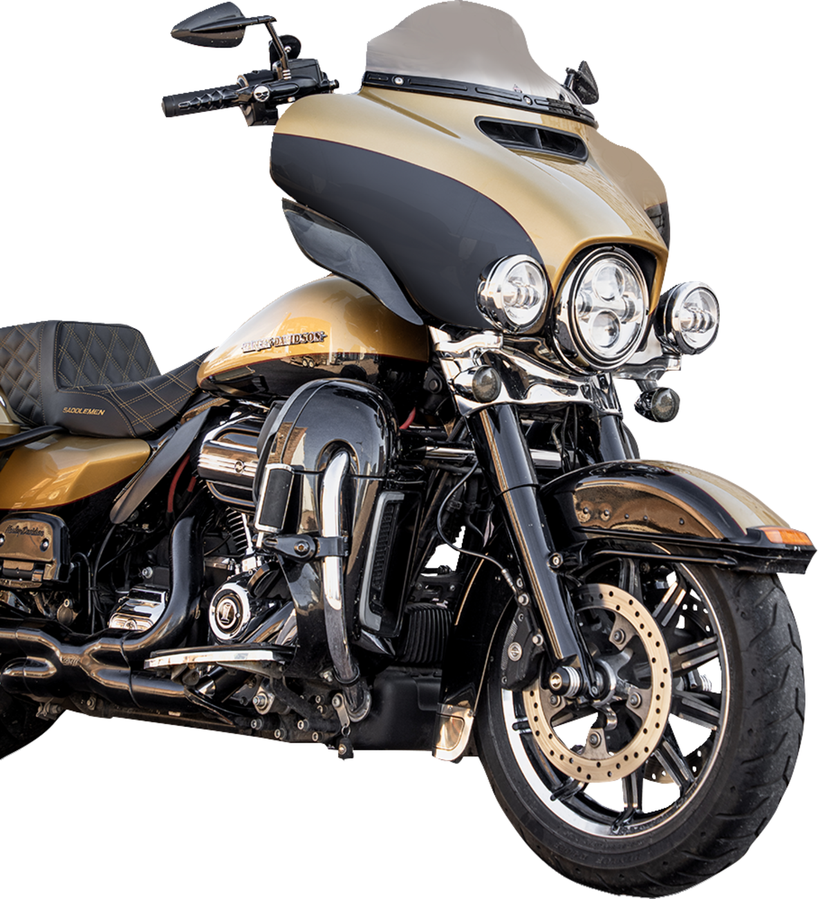KLOCK WERKS Flare® Windshield - 6-1/2" - Clear - '14-'25 FLH KWW-01-0702 — image 4