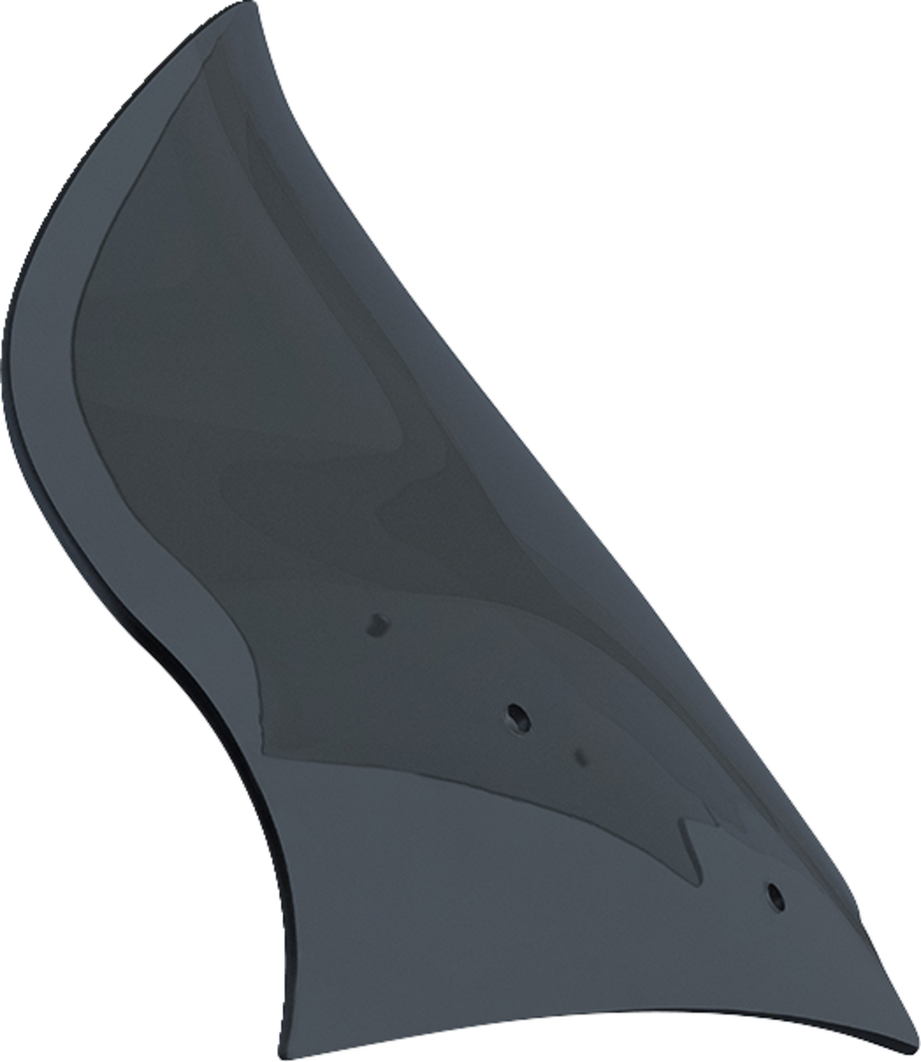 KLOCK WERKS Pro-Touring Flare® Windshield - 13-1/2" - Dark Smoke - '23-'26 FLTRX/FLTRT KWW-01-0704-DS — image 1