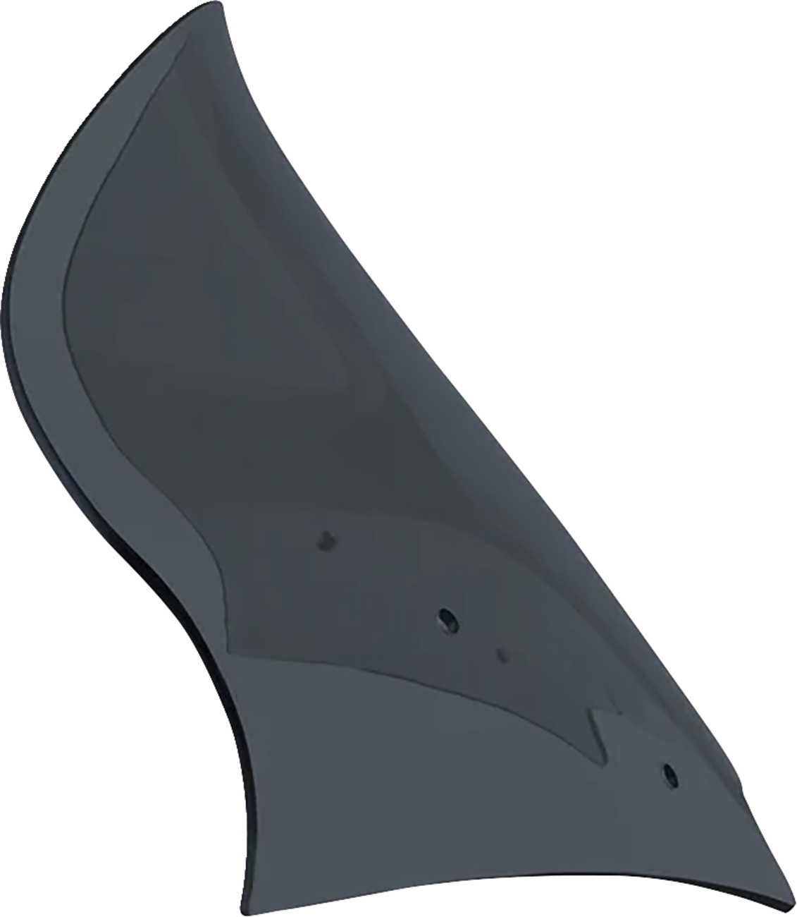 KLOCK WERKS Pro-Touring Flare® Windshield - 12" - Dark Smoke - '23-'26 FLTRX/FLTRT KWW-01-0705-DS — image 1