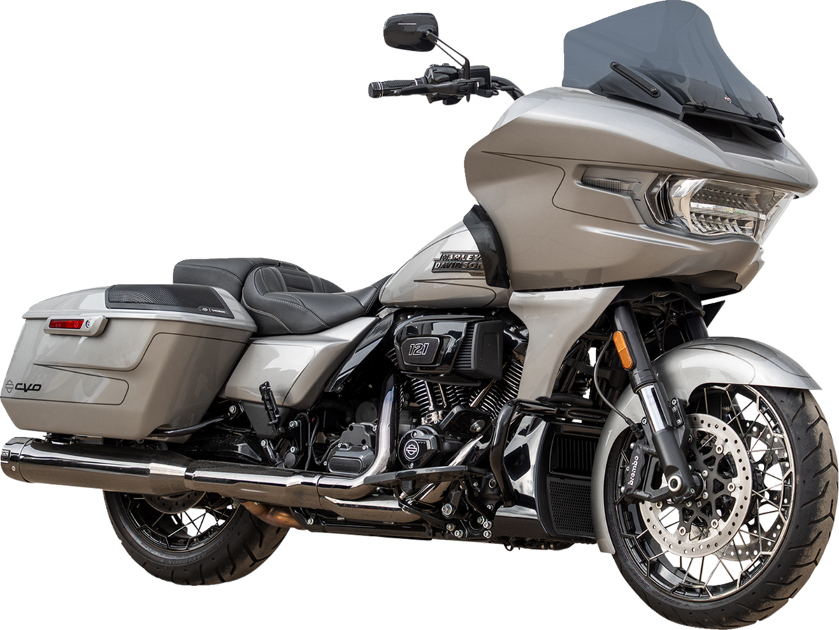 KLOCK WERKS Pro-Touring Flare® Windshield - 12" - Dark Smoke - '23-'26 FLTRX/FLTRT KWW-01-0705-DS — image 3