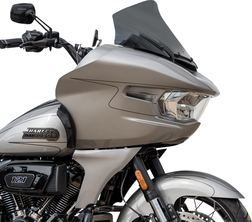 KLOCK WERKS Pro-Touring Flare® Windshield - 12" - Dark Smoke - '23-'26 FLTRX/FLTRT KWW-01-0705-DS — image 4