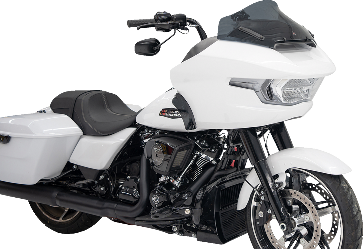 KLOCK WERKS Sport Flare® Windshield - 10" - Dark Smoke - '23-'26 FLTRX/FLTRT KWW-01-0706-DS — image 5