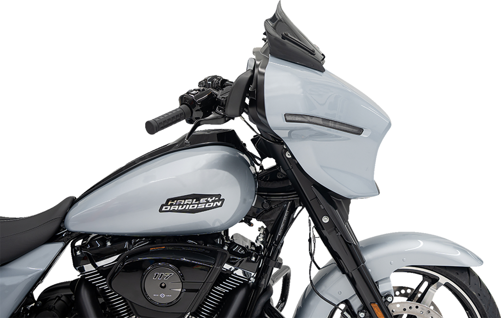 KLOCK WERKS Flare® Windshield - 8" - Black - '23-'26 FLHX/FLHLT KWW-01-0707-B — image 2