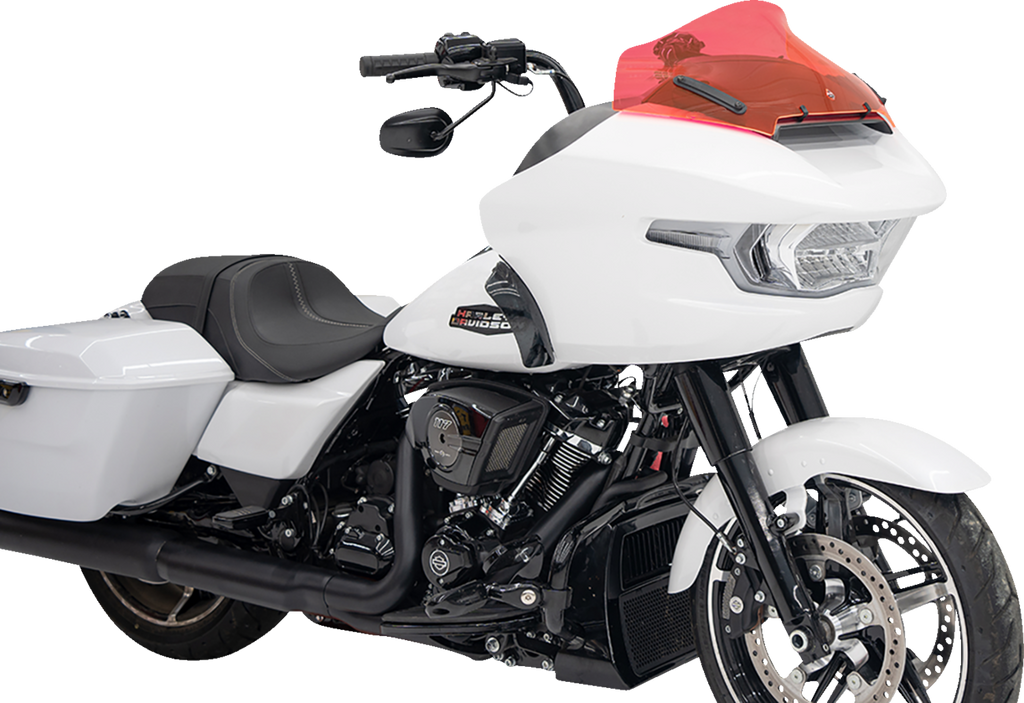 KLOCK WERKS Ice Flare® Windshield - 10" - Pink Ice - '23-'26 FLTRX/FLTRT KWW-01-0710 — image 3