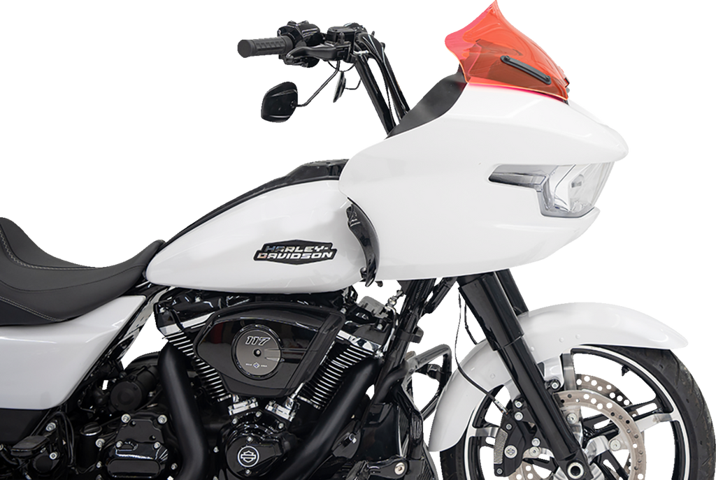 KLOCK WERKS Ice Flare® Windshield - 10" - Pink Ice - '23-'26 FLTRX/FLTRT KWW-01-0710 — image 4