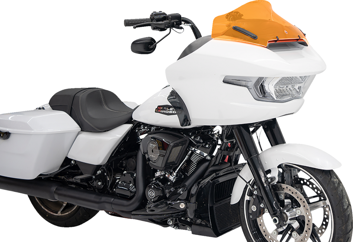 KLOCK WERKS Ice Flare® Windshield - 10" - Orange Ice - '23-'26 FLTRX/FLTRT KWW-01-0711 — image 2