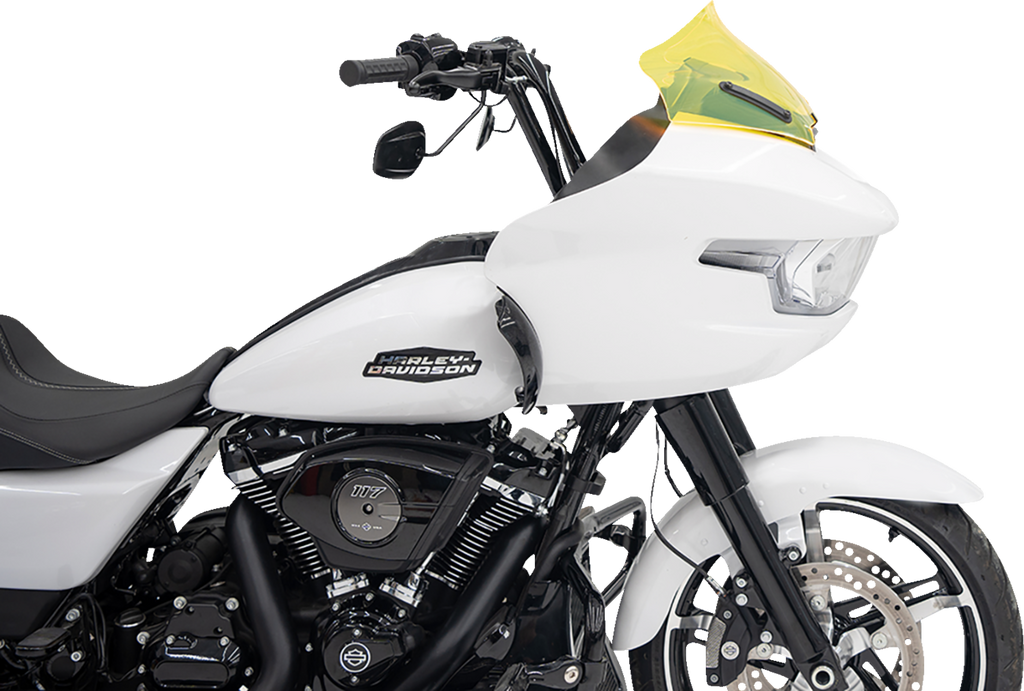 KLOCK WERKS Ice Flare® Windshield - 10" - Yellow Ice - '23-'26 FLTRX/FLTRT KWW-01-0712 — image 2