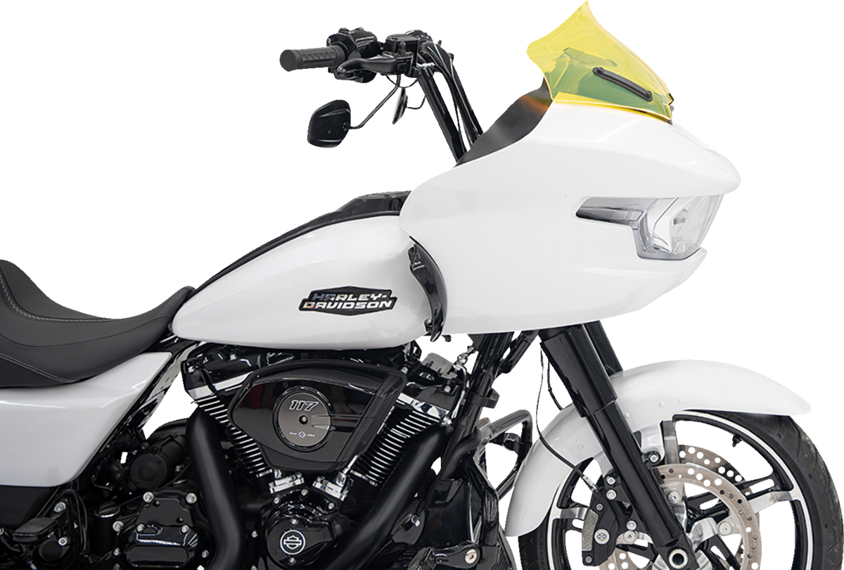 KLOCK WERKS Ice Flare® Windshield - 10" - Yellow Ice - '23-'26 FLTRX/FLTRT KWW-01-0712 — image 2