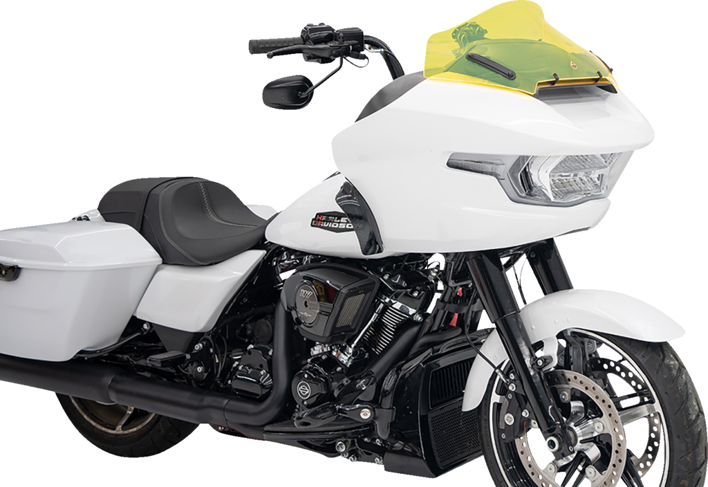 KLOCK WERKS Ice Flare® Windshield - 10" - Yellow Ice - '23-'26 FLTRX/FLTRT KWW-01-0712 — image 5