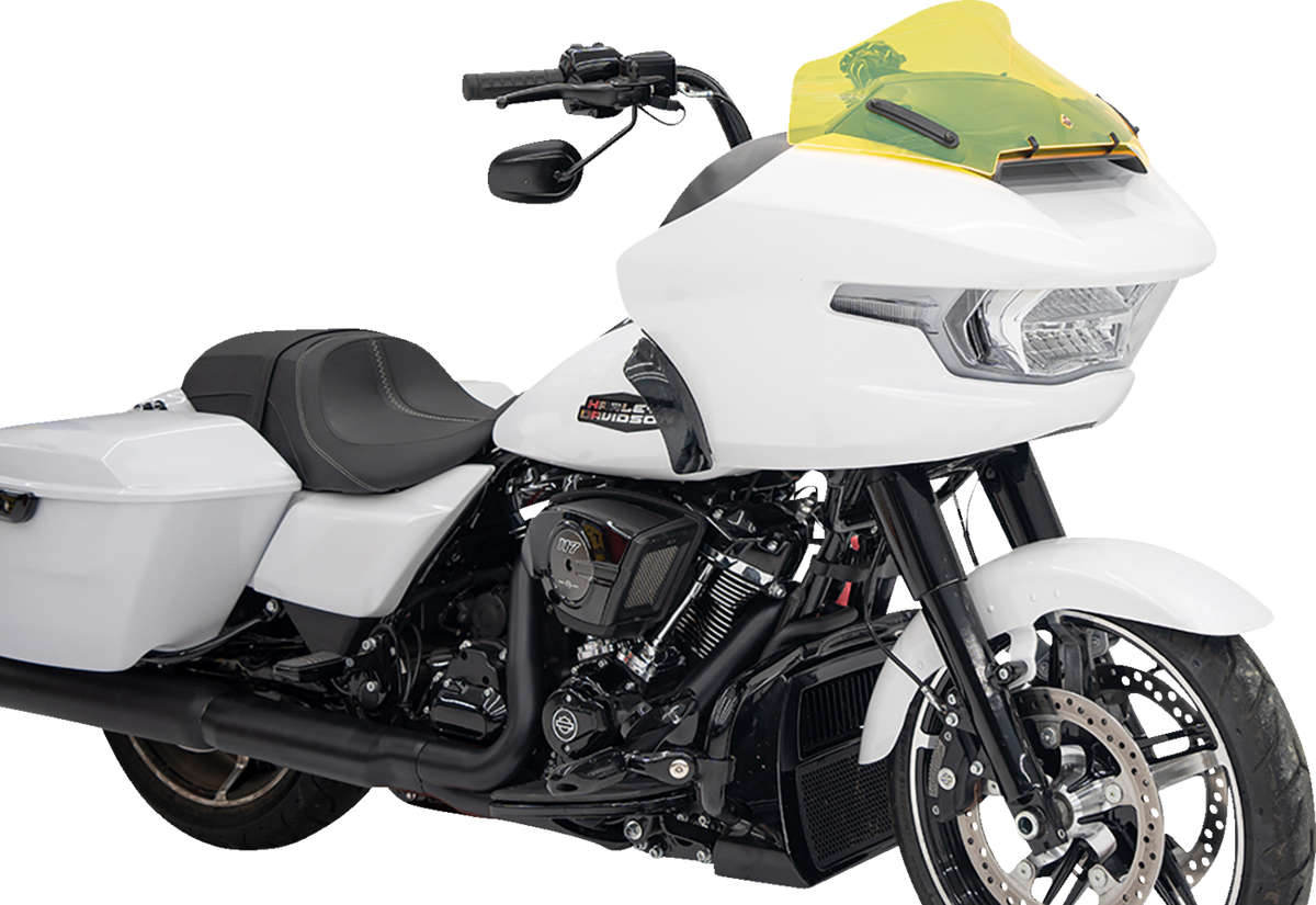 KLOCK WERKS Ice Flare® Windshield - 10" - Yellow Ice - '23-'26 FLTRX/FLTRT KWW-01-0712 — image 5