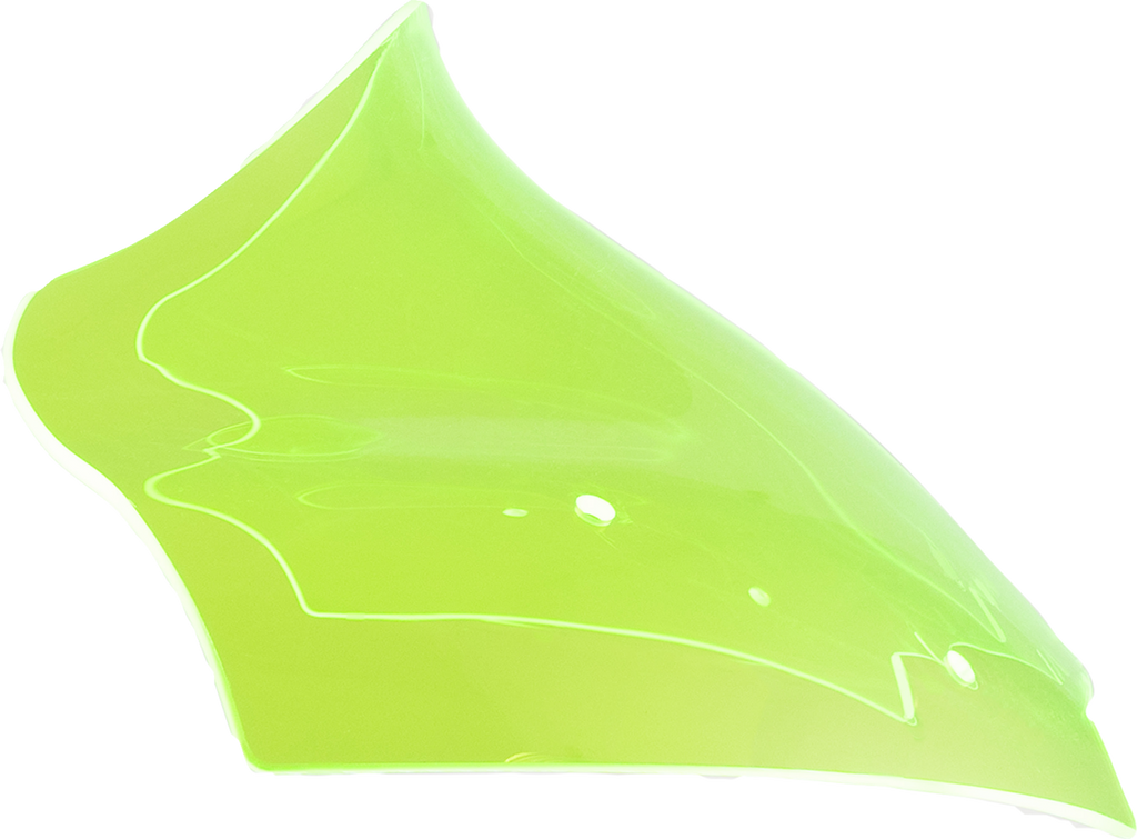 KLOCK WERKS Ice Flare® Windshield - 10" - Green Ice - '23-'26 FLTRX/FLTRT KWW-01-0713 — image 1