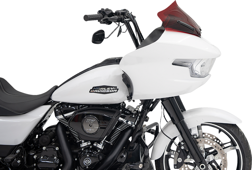 KLOCK WERKS Kolor Flare® Windshield - 10" - Red - '23-'26 FLTRX/FLTRT KWW-01-0715 — image 2