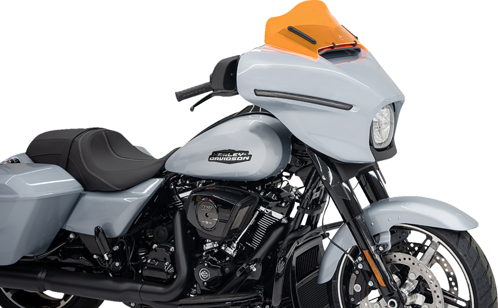 KLOCK WERKS Ice Flare® Windshield - 8" - Orange Ice - '23-'26 FLHX/FLHLT KWW-01-0724 — image 3
