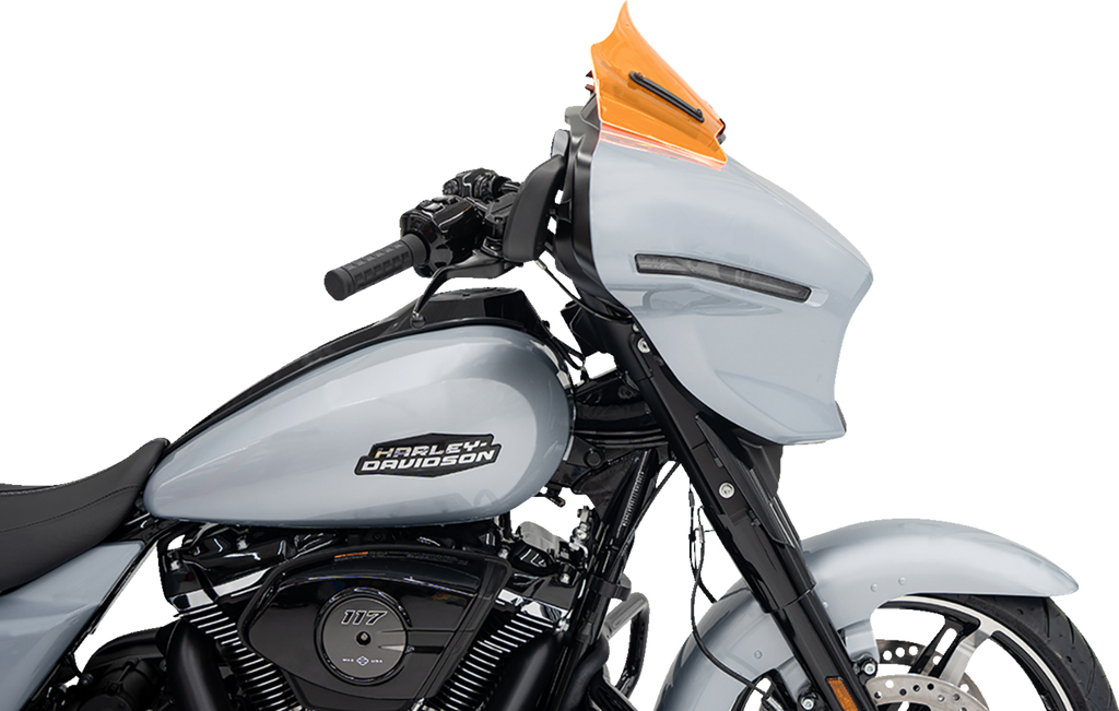 KLOCK WERKS Ice Flare® Windshield - 8" - Orange Ice - '23-'26 FLHX/FLHLT KWW-01-0724 — image 5