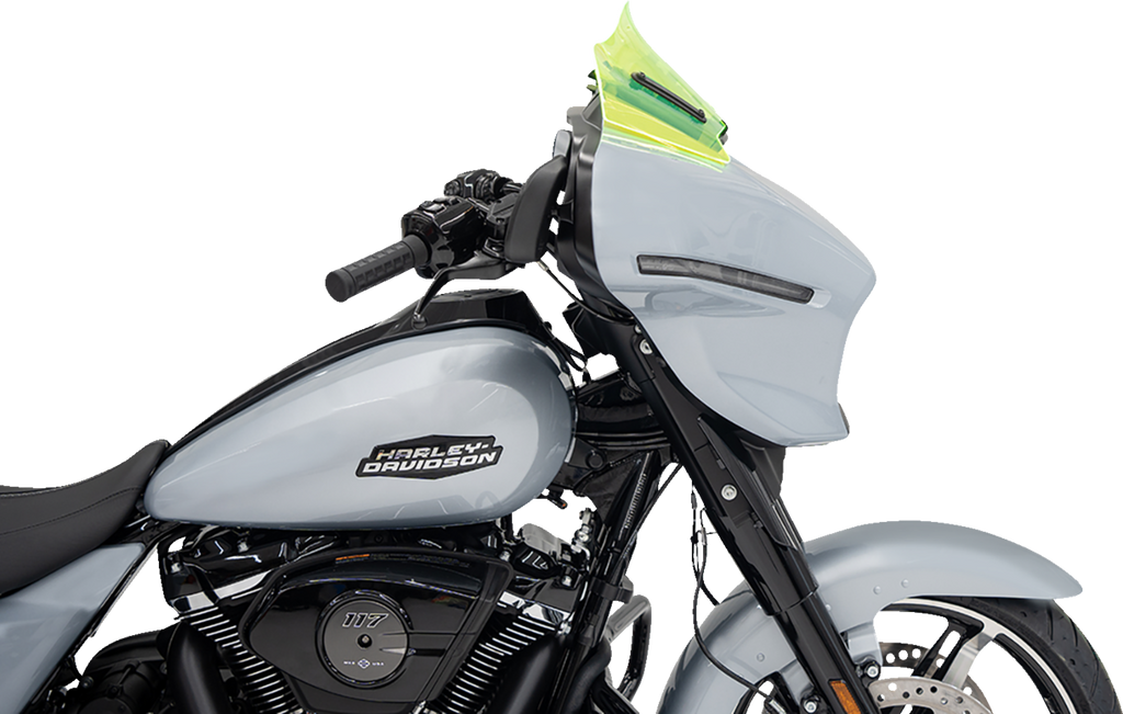 KLOCK WERKS Ice Flare® Windshield - 8" - Green Ice - '23-'26 FLHX/FLHLT KWW-01-0726 — image 3