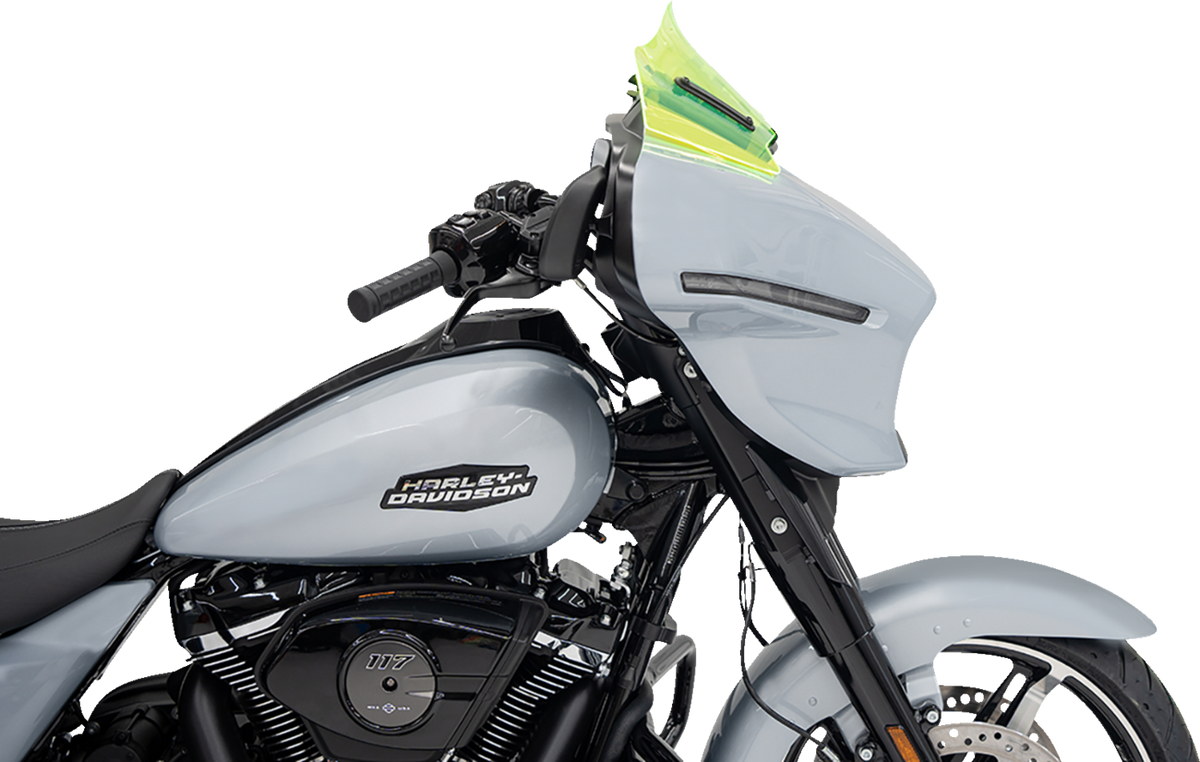 KLOCK WERKS Ice Flare® Windshield - 8" - Green Ice - '23-'26 FLHX/FLHLT KWW-01-0726 — image 3