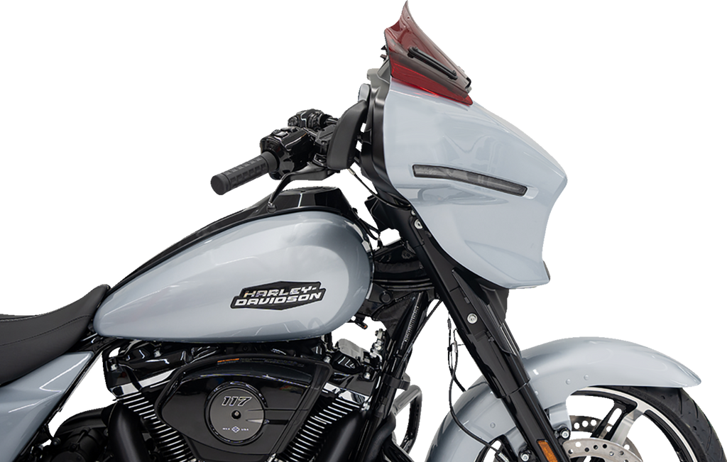 KLOCK WERKS Kolor Flare® Windshield - 8" - Red - '23-'26 FLHX/FLHLT KWW-01-0728 — image 4
