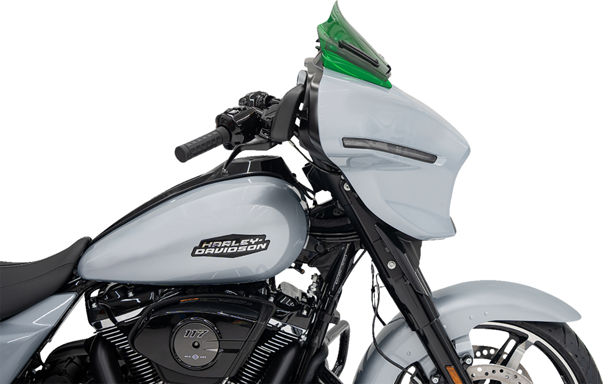 KLOCK WERKS Kolor Flare® Windshield - 8" - Green - '23-'26 FLHX/FLHLT KWW-01-0731 — image 3