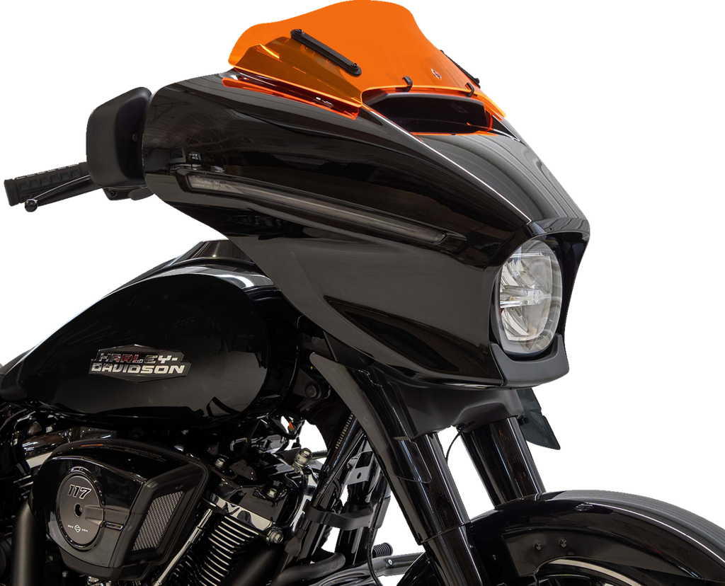 KLOCK WERKS Ice Flare® Windshield - 6-1/2" - Orange Ice - FLHX/FLHLT KWW-01-0737 — image 2